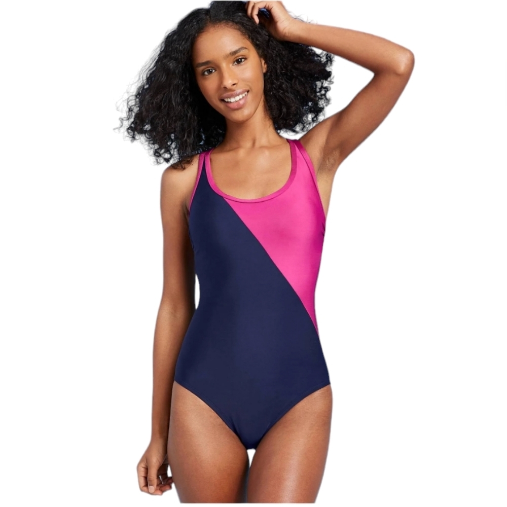All In Motion Racerback One Piece Swimsuit